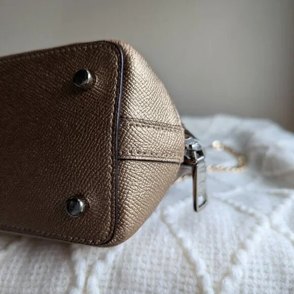 COACH MINI SIERRA SATCHEL IN SIGNATURE CANVAS WITH POP STAR PRINT - Picture 12 of 13